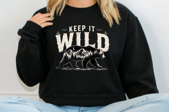 Download Vintage Bear Wilderness PNG - Vintage Collection