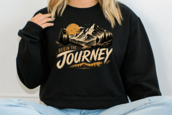 Download Vintage Hiking Adventure Journey PNG - Vintage Collection