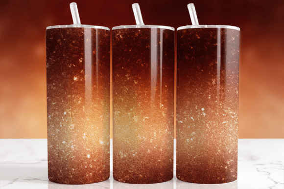 Download Sunset Bronze Ombre Glitter Tumbler Wrap - Glitter tumbler Collection