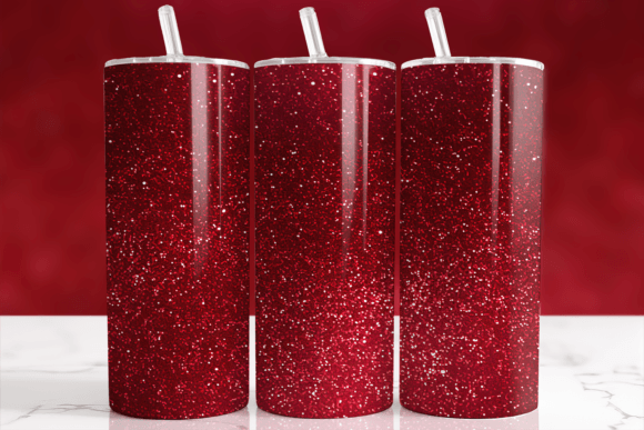 Download Rich Red Sparkle Glitter Tumbler Wrap - Glitter tumbler Collection