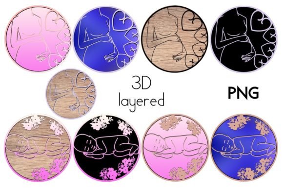 Download 3D Pregnancy and Baby Designs / Love - Baby designs Collection