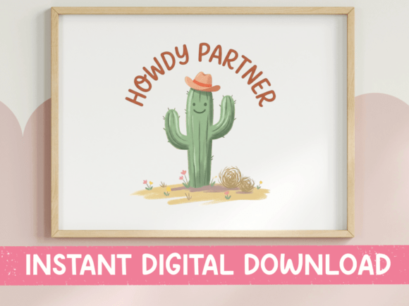 Download Howdy Partner Cactus Design - Cactus design Collection