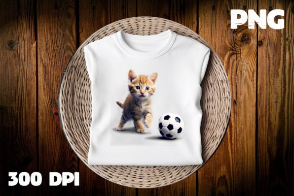 Download Cat Playing Football Clipart PNG - Premium Resources