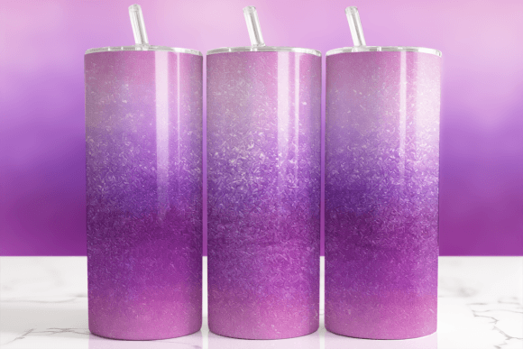 Download Ombre Purple Glitter Tumbler Wrap - Glitter tumbler Collection