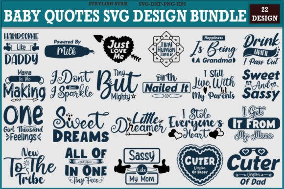 Download Baby Designs Quotes Svg Design Bundle - Baby designs Collection