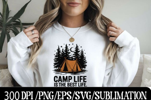 Download Vintage Tent Camping Quote Design - Vintage Collection