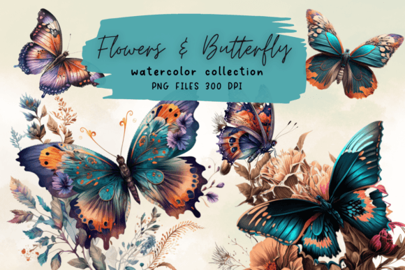Download Vintage Butterfly Floral Sublimation - Vintage Collection