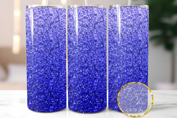 Download Dark Blue Glitter Tumbler Wrap Ombre PNG - Premium Resources